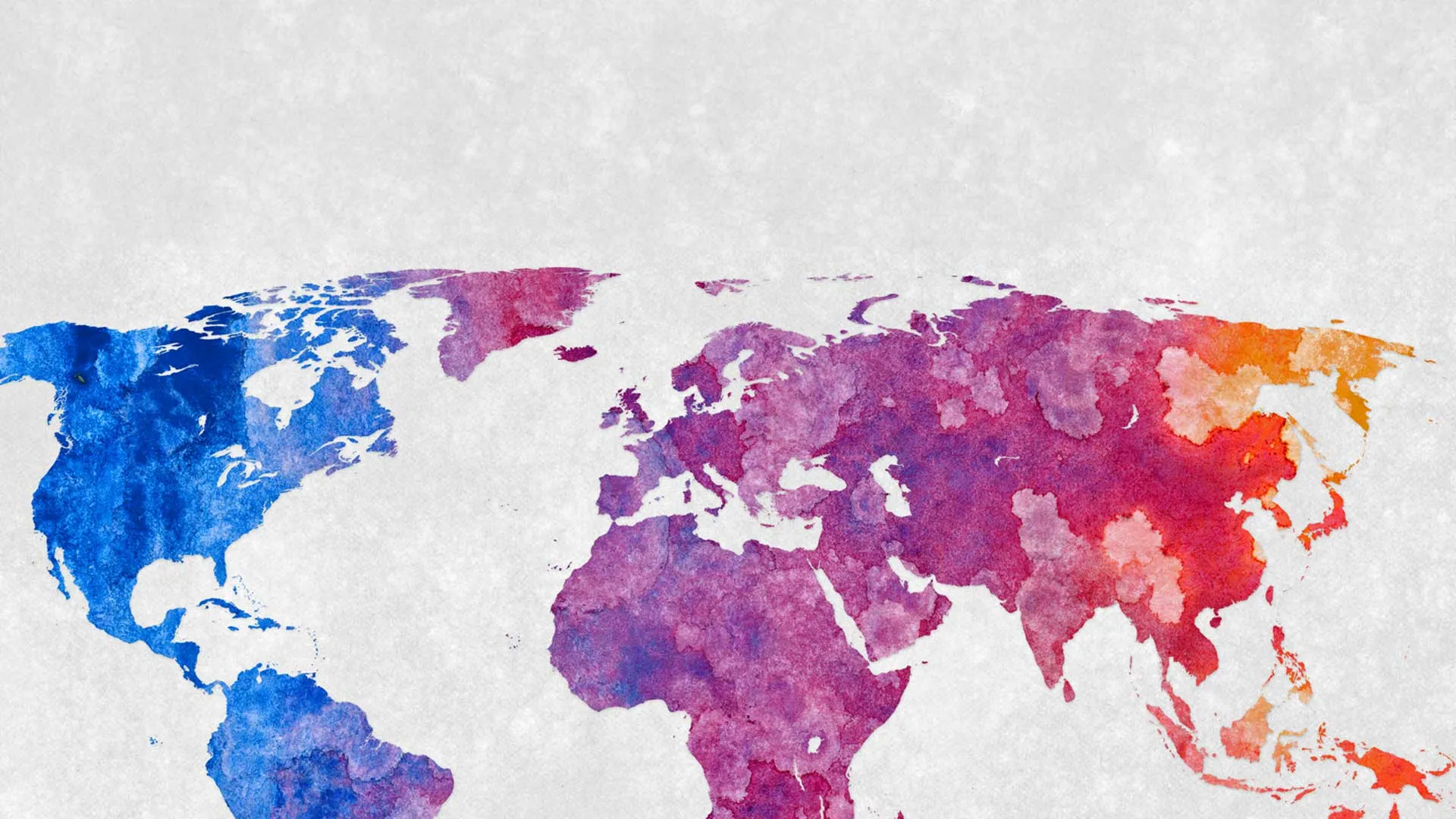 Mappemonde coloré