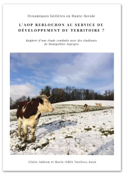 Rapport reblochon - Montpellier SupAgro