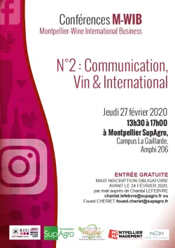 Conférences M-WIB - 27 février 2020