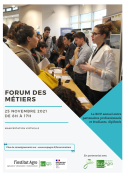 Affiche Forume des Métiers - 2021 