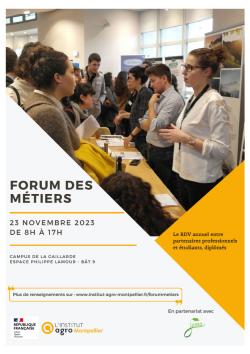 Affiche Forum des Métiers - 2023