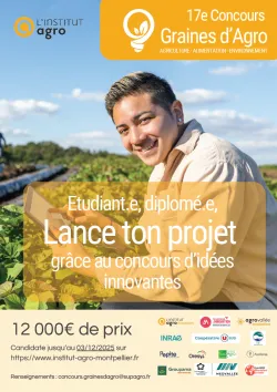 Affiche Concours Graines d'Agro 2025-2026