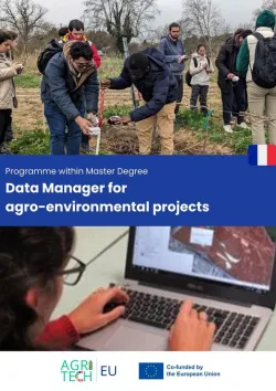 Programme "Data Manager for agro-environmental projects" within a Master degree