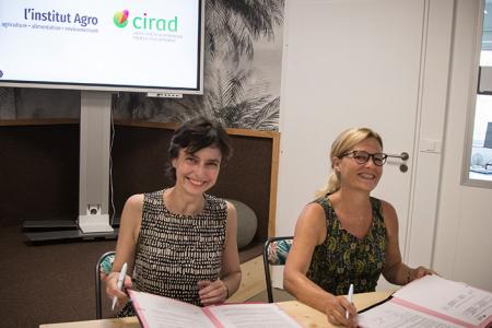 Signature Convention L'institut Agro & Cirad