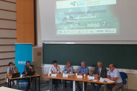 Point presse organisé pour le lancement de la chaire EACC