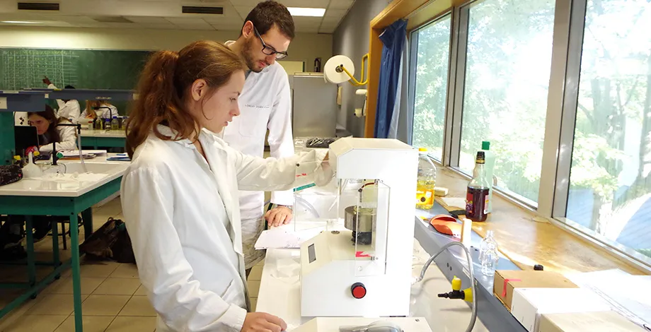 Travaux pratiques de sciences des aliments pour les élèves ingénieurs