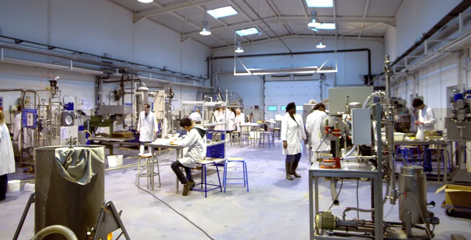 Travaux pratiques de technologie alimentaire pour les élèves ingénieurs