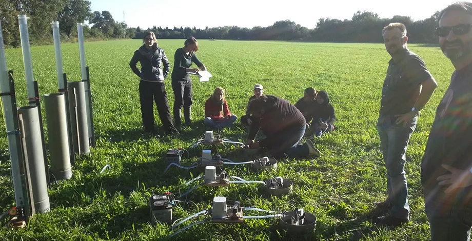 Stage de terrain 2014 : mesures d'infiltration automatisées - parcelles expérimentales du Domaine du Merle
