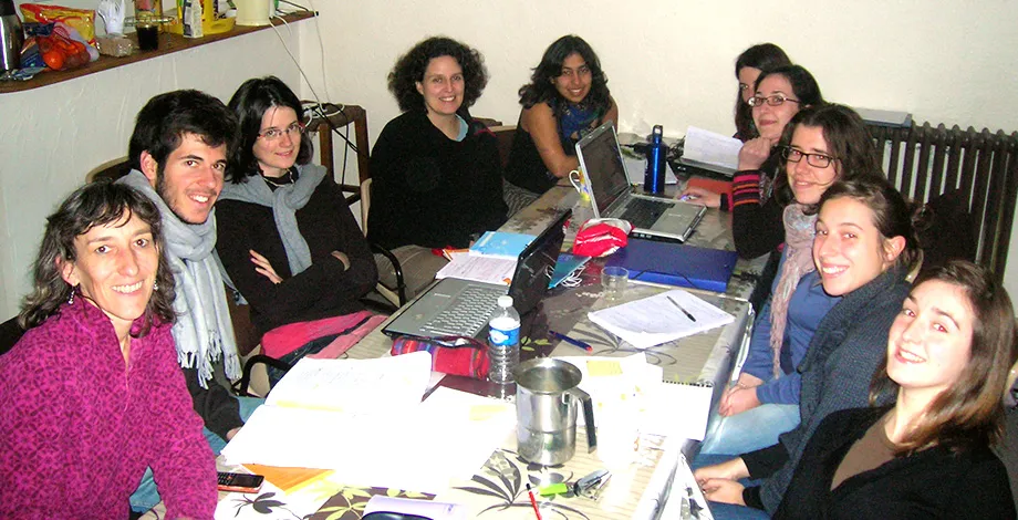 La promotion en plein brainstorming (Florac)