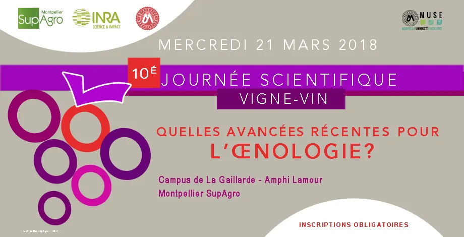 9è Journée Scientifique Vigne et Vin (10° édition)