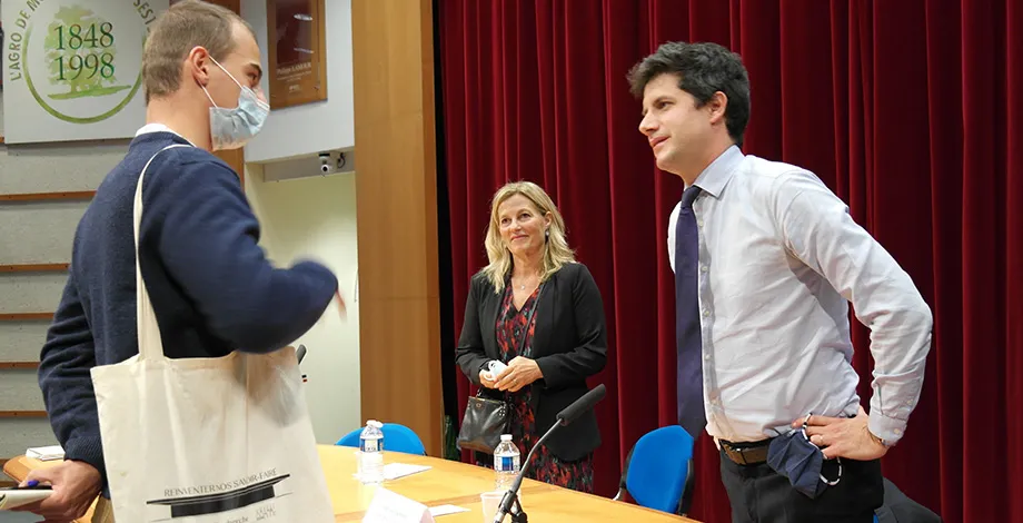 Julien Denormandie à l'écoute des étudiants de Montpellier SupAgro