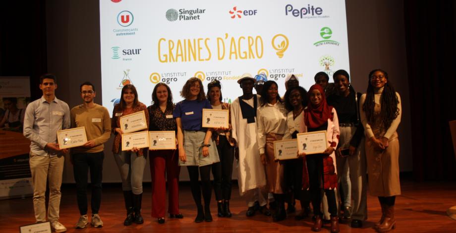 Les lauréats de la 14ème édition du concours Graines d'Agro 2023