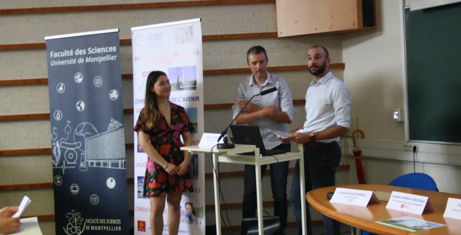 Intervention de Guilhem Brunel, enseignant et tuteur du stage de Manon Longvixay
