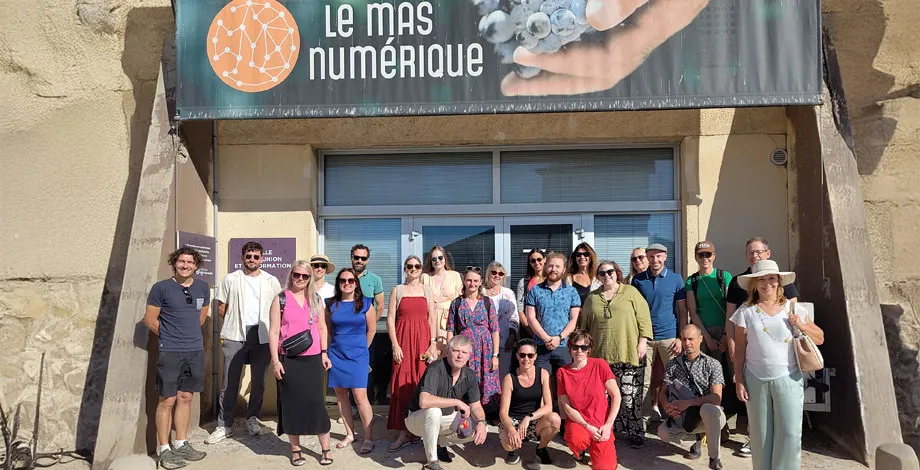Visite du Mas numérique au Domaine du Chapitre à Villeneuve-les-Maguelone