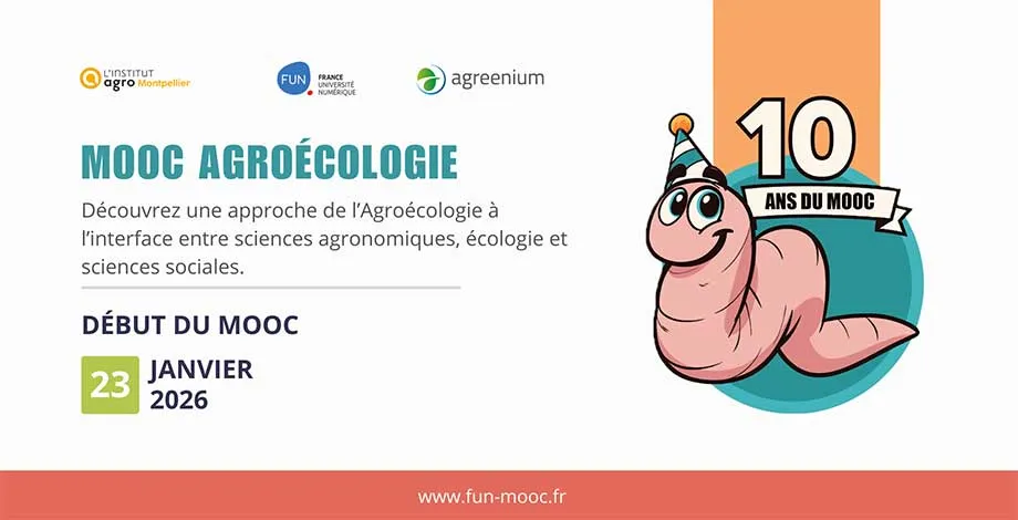 MOOC Agroécologie fête ses 10 ans