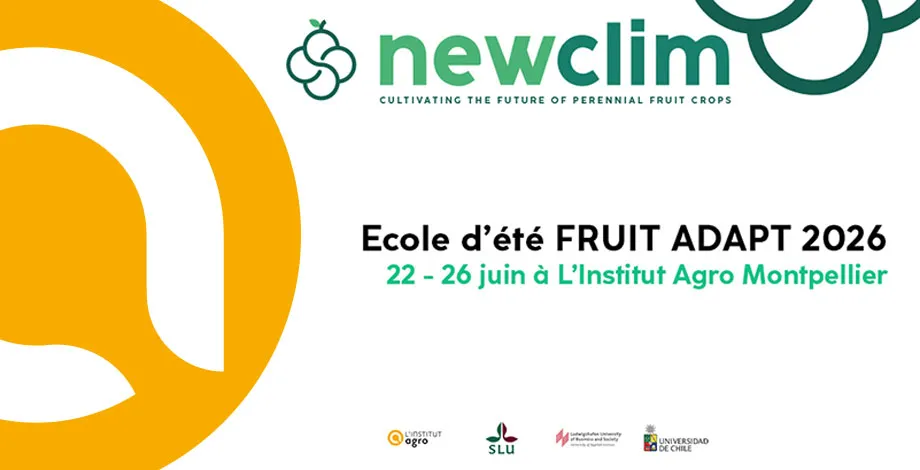 NewClim - Ecole d'été Fruit Adapt 2026